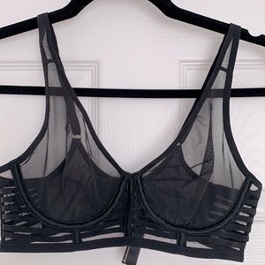 Victoria’s Secret see through black bra